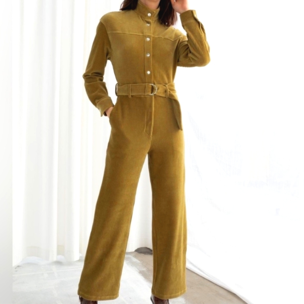 & Other Stories corduroy jumpsuit